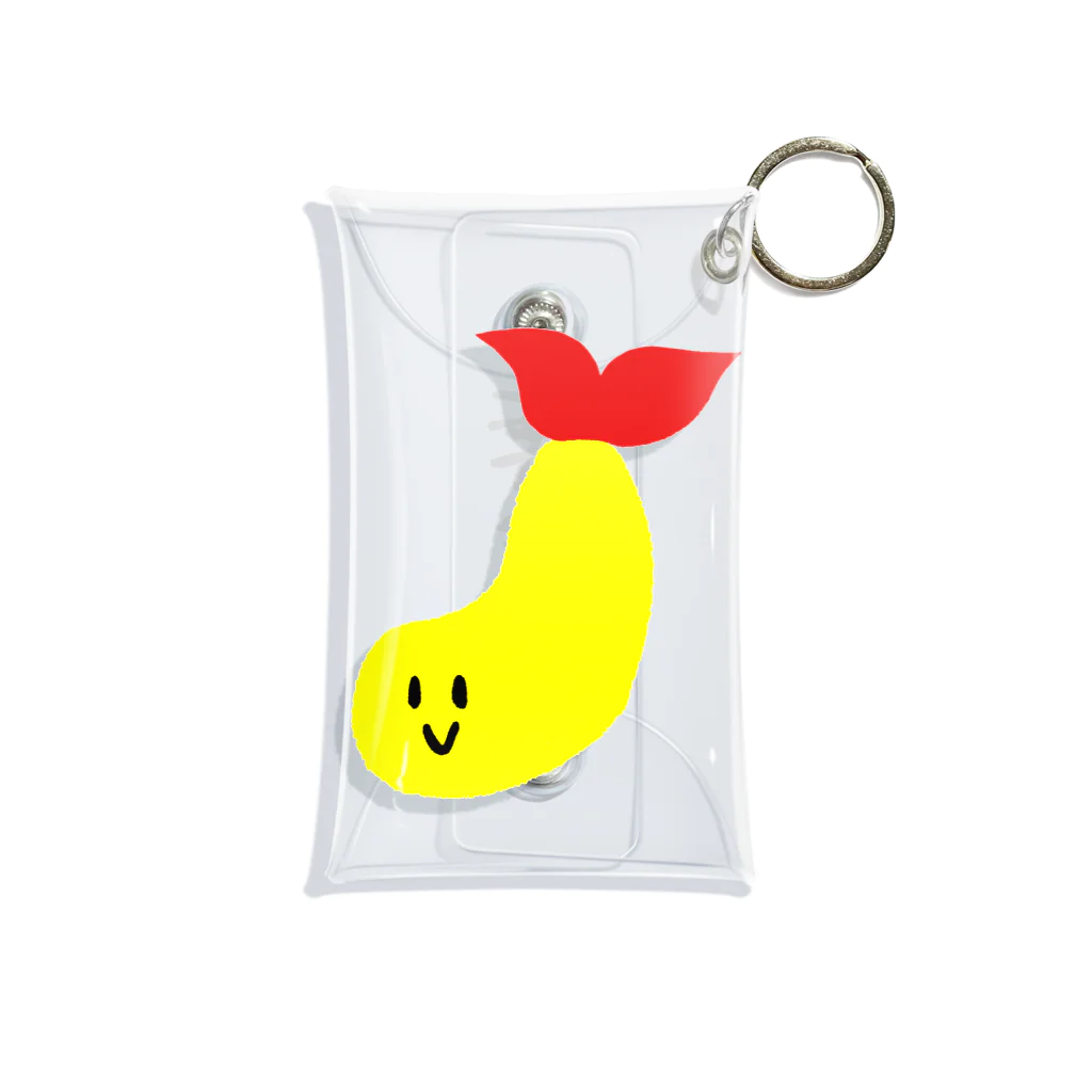 JUNK FOOD OPERAのエビ天ちゃんクリアケース（ピン） Mini Clear Multipurpose Case