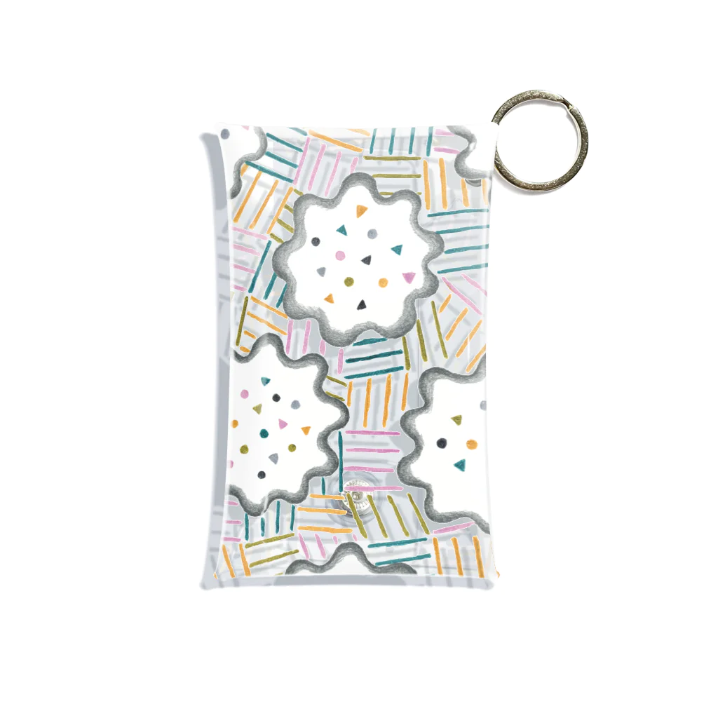 hk_illustrationのhk_illustration_pattern_223 Mini Clear Multipurpose Case