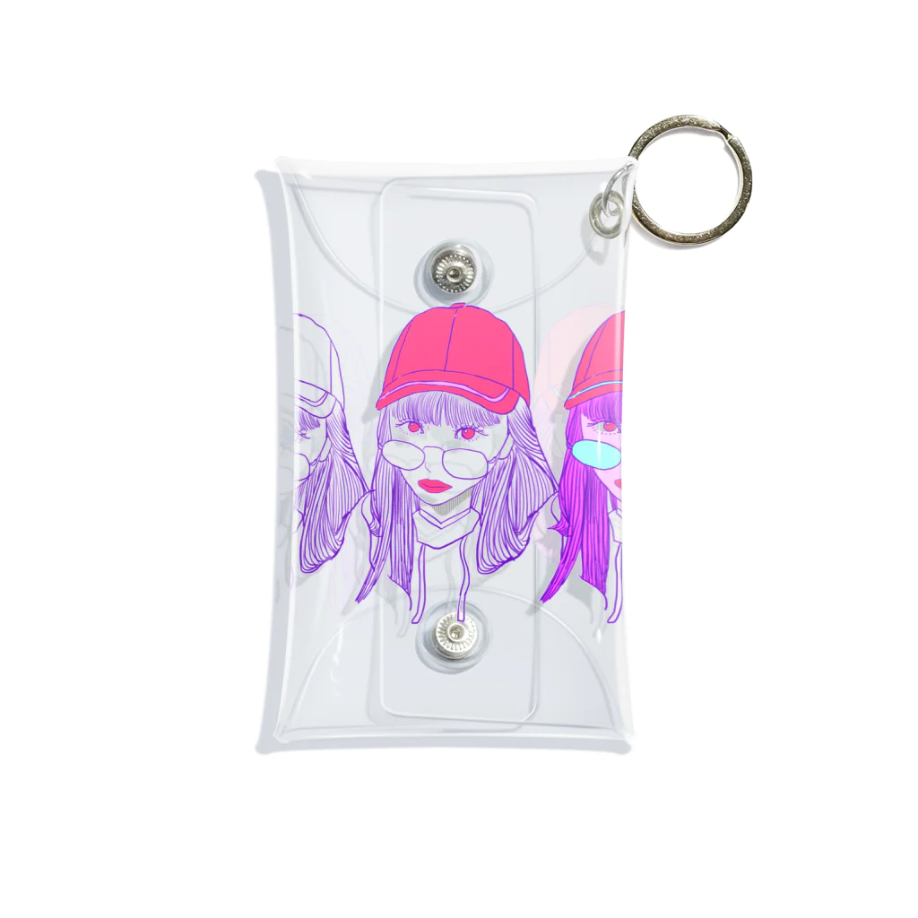 さんこいちガールPart3 Mini Clear Multipurpose Case by みく さんこいちガールPart3 Mini Clear Multipurpose Case by みく