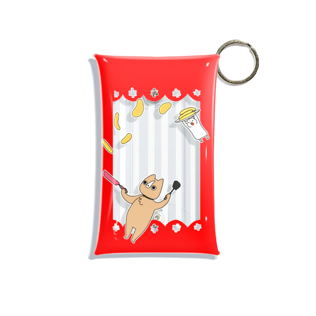 チェリーカのホットケーキシェフ！犬タロー Mini Clear Multipurpose Case