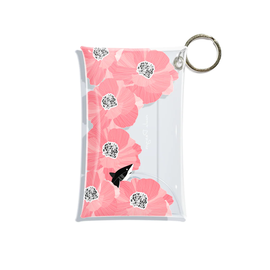 さかたようこ / サメ画家の花とサメ Mini Clear Multipurpose Case