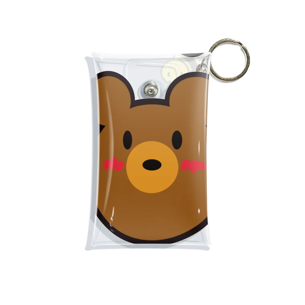 クママママのクマ Mini Clear Multipurpose Case