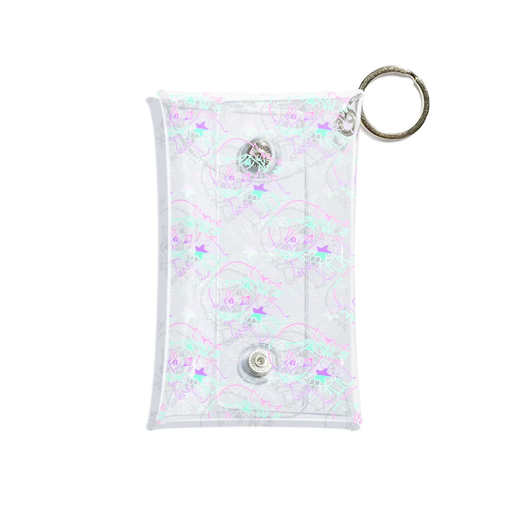 kaworu★SHOP＠SUZURIのアマビエをる★ちゃんぱたーん Mini Clear Multipurpose Case