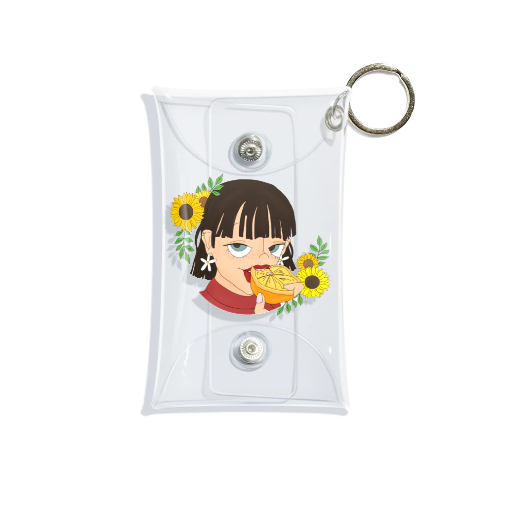 HEAD OF ROSESのJuicy summer  Mini Clear Multipurpose Case