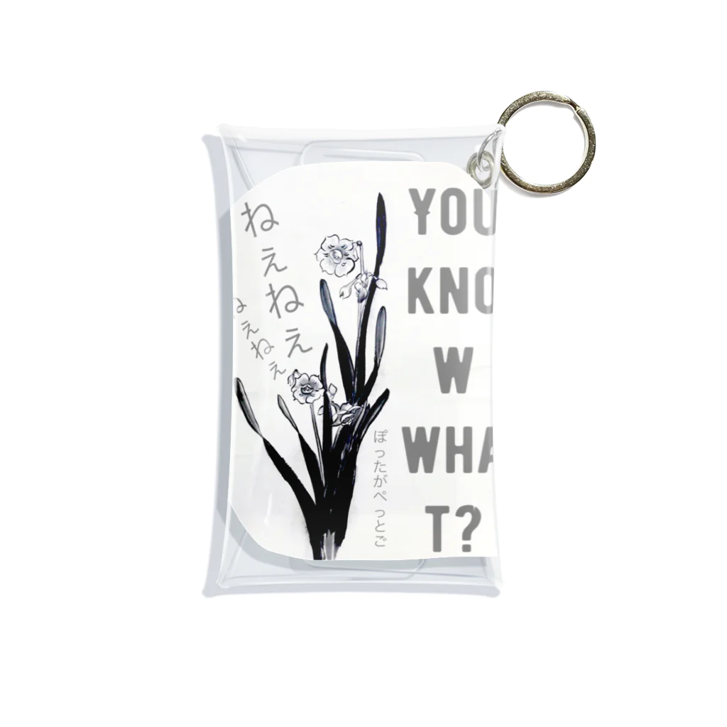 SUPER DEBRISのねぇねぇ-you know what?- Mini Clear Multipurpose Case