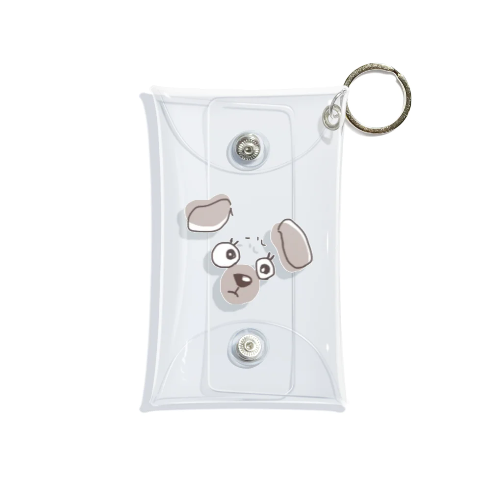 tochanchiのわんてゃん Mini Clear Multipurpose Case