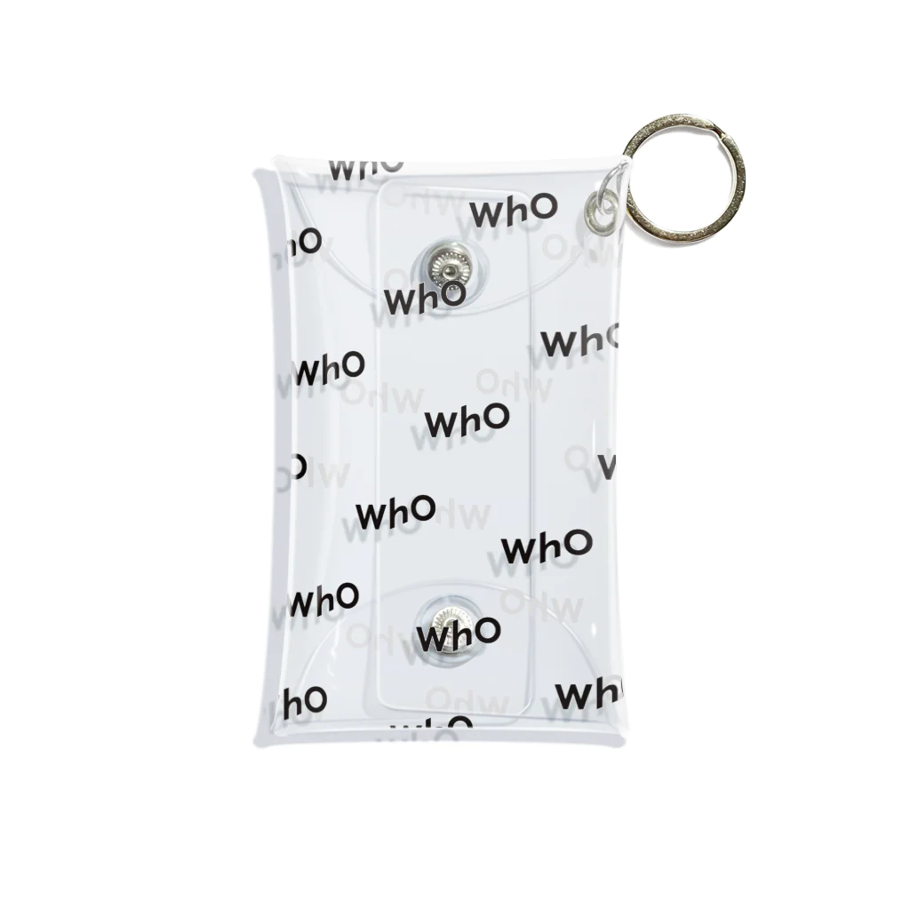 WhO OFFICIAL GOODS STOREのWhO Mini Clear Multipurpose Case