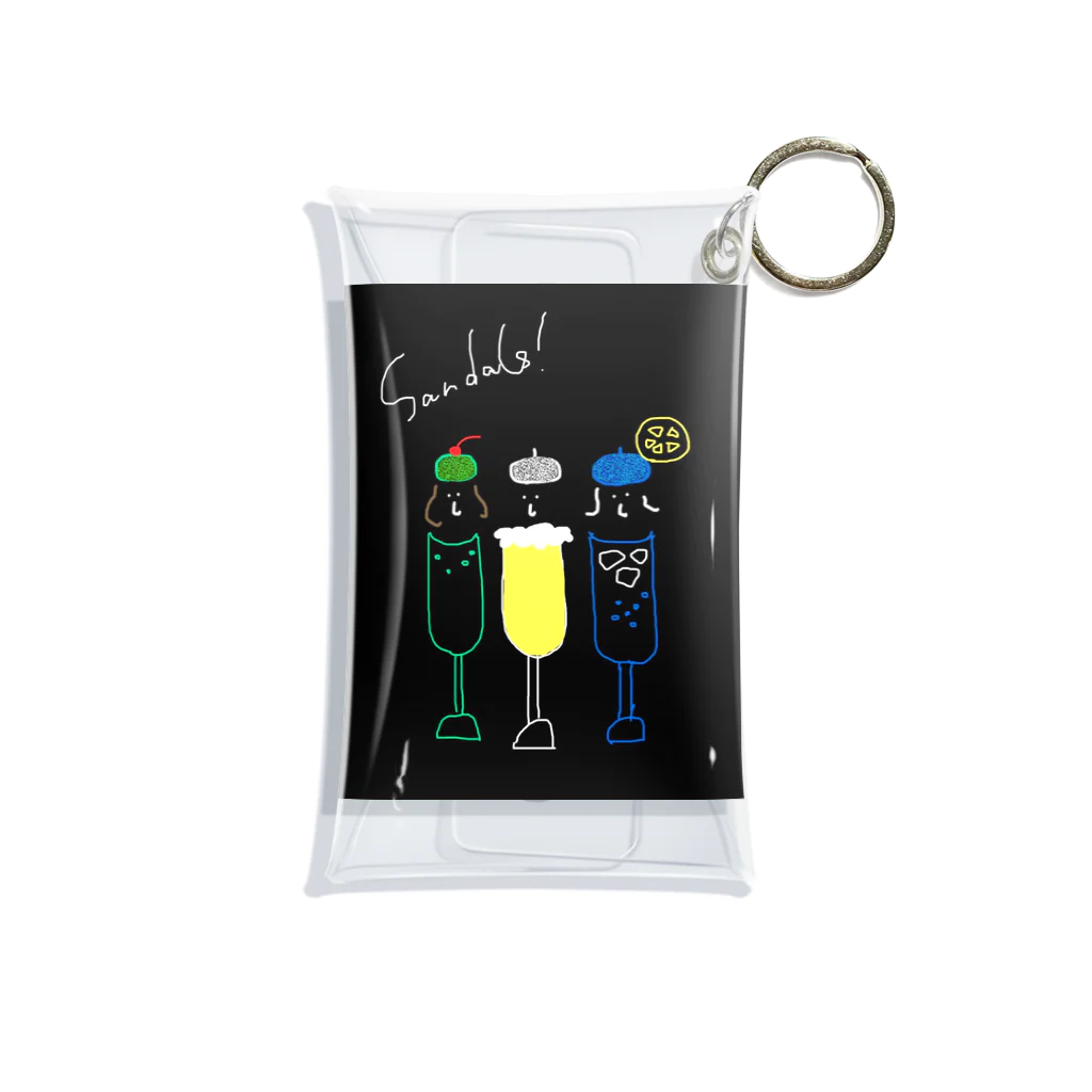 さんだるズのさんだるズ　三種のドリンクグッズ Mini Clear Multipurpose Case