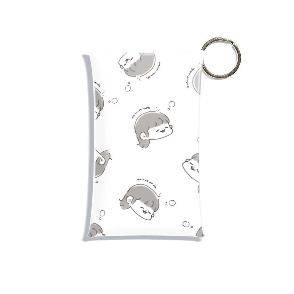 𝘯𝘦𝘮𝘶𝘳𝘶𝘯𝘥𝘢 𝘴𝘩𝘰𝘱 ᶻᶻのなつなちゃんがいっぱい(white) Mini Clear Multipurpose Case