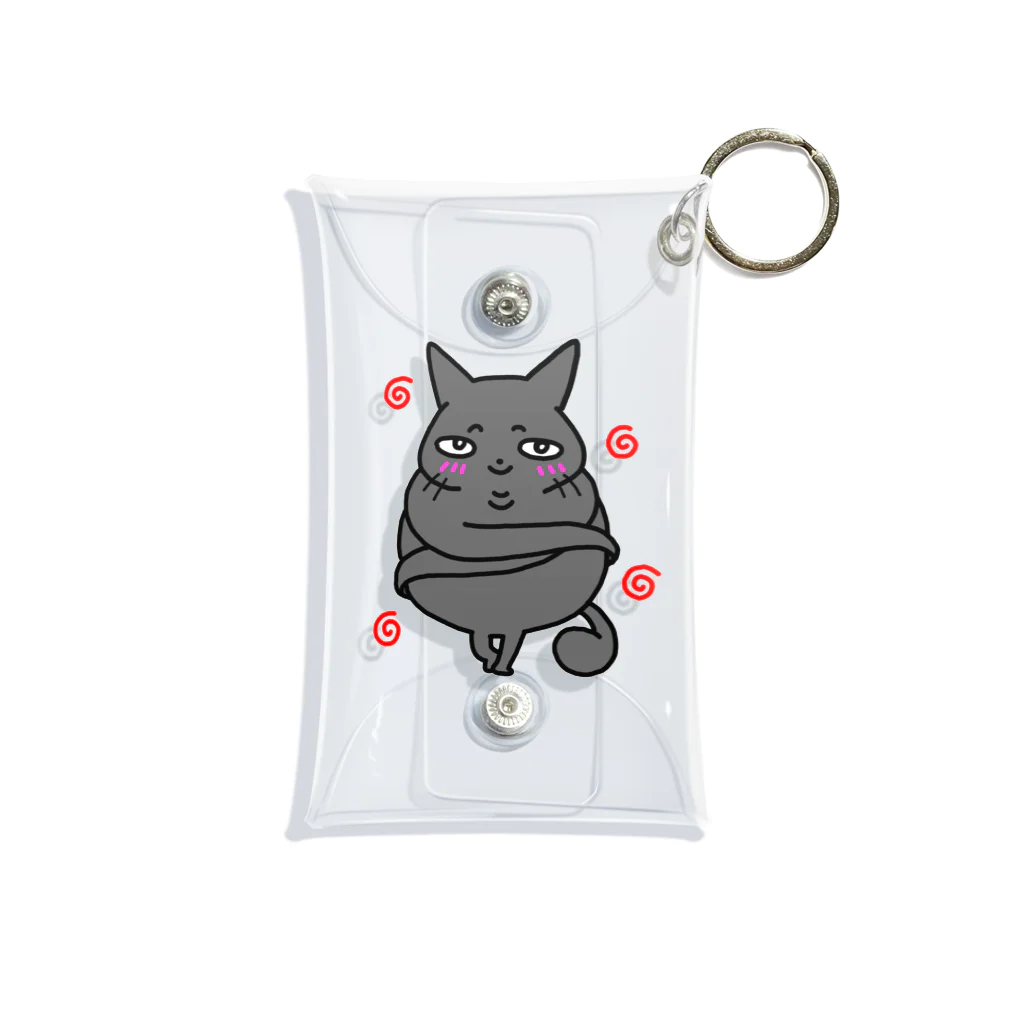 テンちゃん一家の黒猫レイリー2 Mini Clear Multipurpose Case