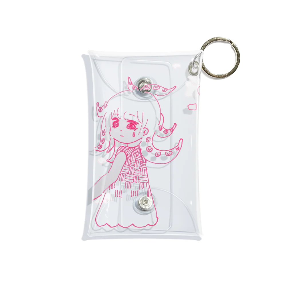 はにわ商店のOctopus girl_case Mini Clear Multipurpose Case