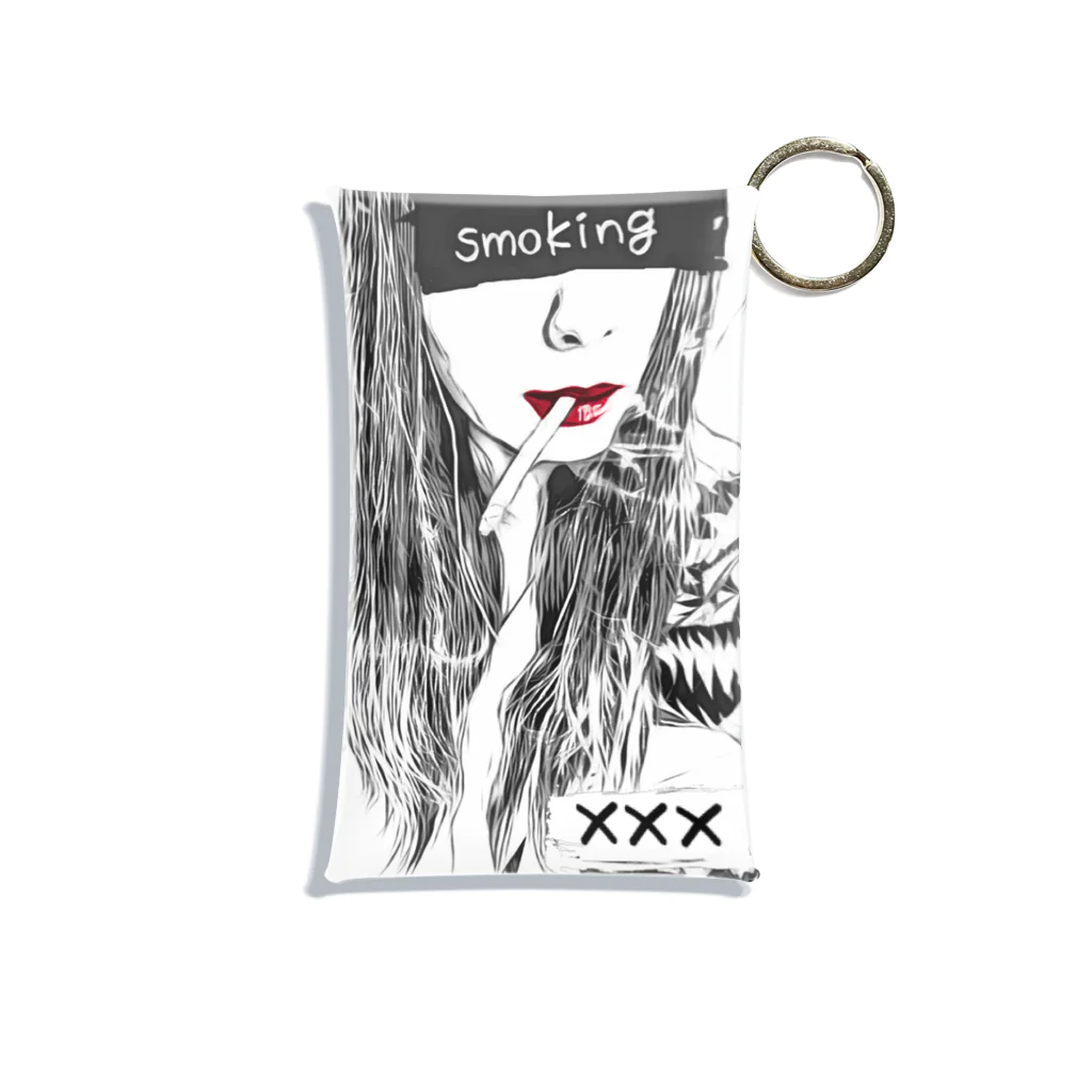 悠咲..harusakiのsmoking Mini Clear Multipurpose Case