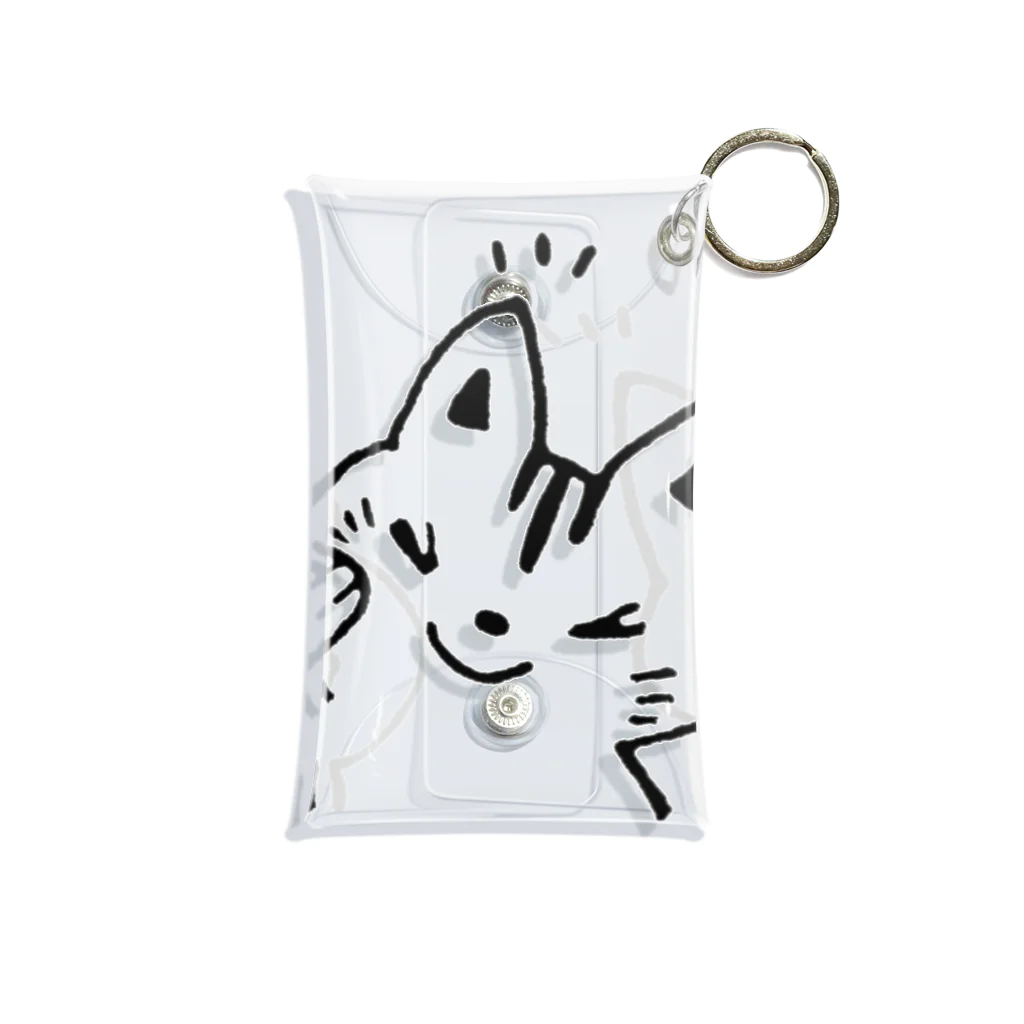 mamimuuの気まぐれ猫のルー。 Mini Clear Multipurpose Case