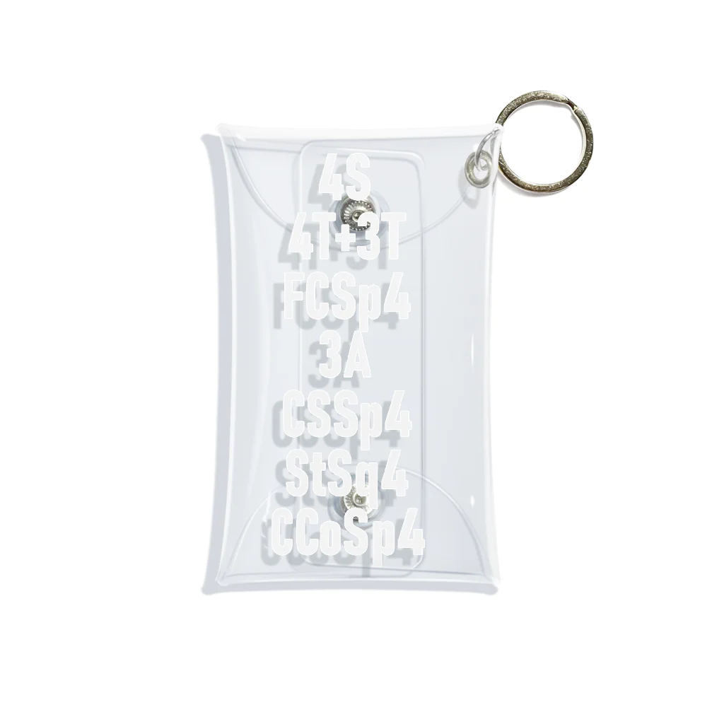 gassa-gossoのBallad No.1_ しろ Mini Clear Multipurpose Case