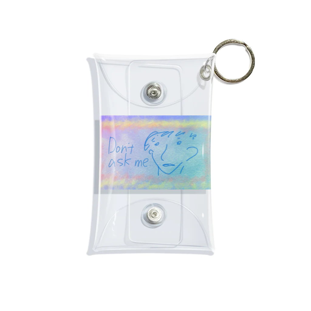 eiraku-choのDon't ask me. Mini Clear Multipurpose Case