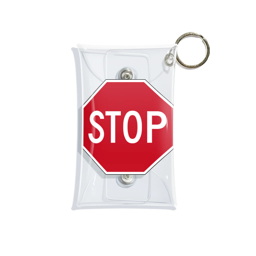Road Sign ShopのSTOP Mini Clear Multipurpose Case