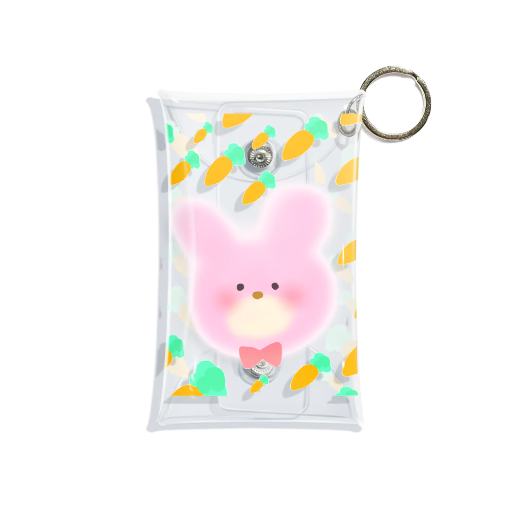 PUCA𓅹PUCA （すぽんじ）のうさぎさんとにんじん Mini Clear Multipurpose Case