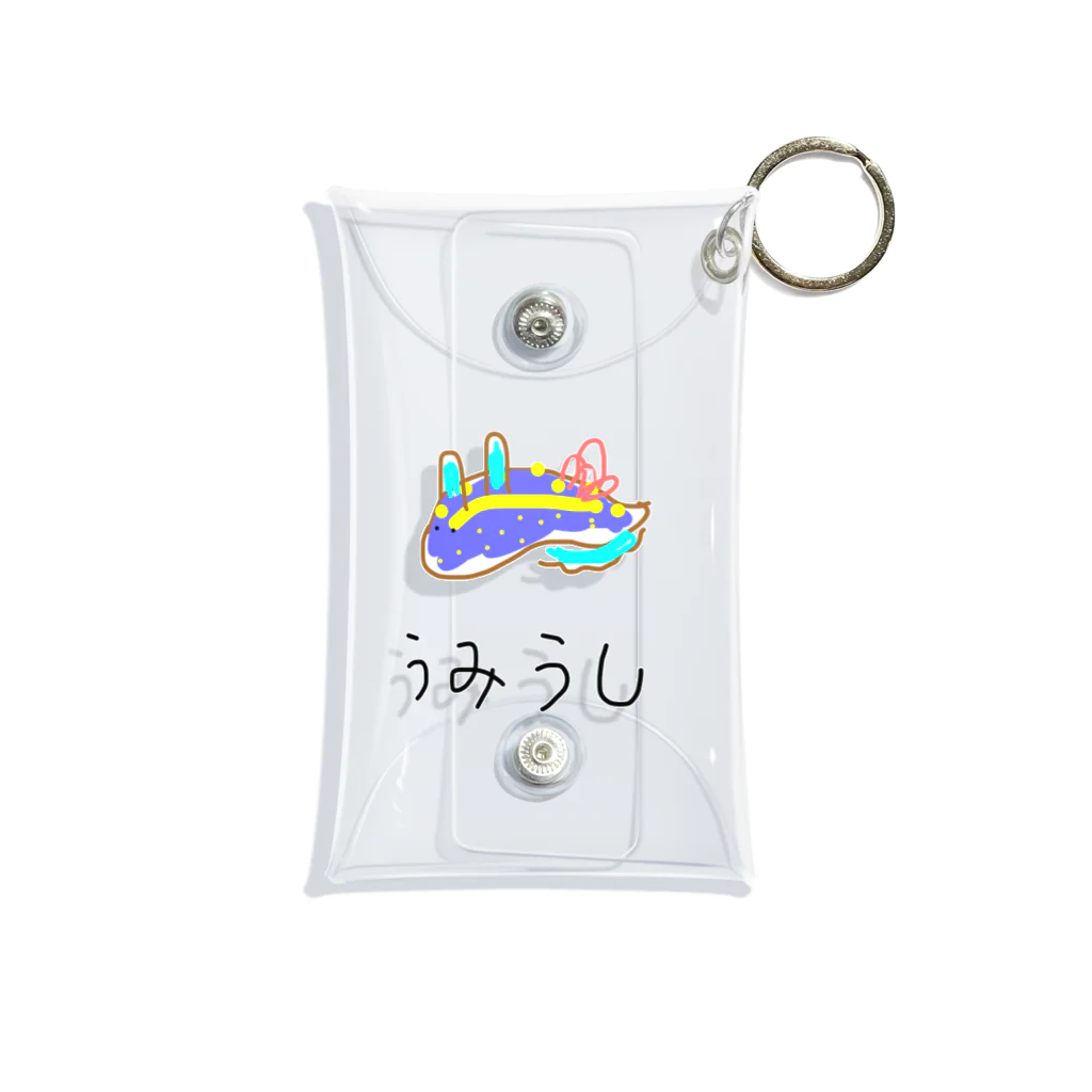 Laugh-mainovskyのゆるっと♪むにゅっと！うみうしくん Mini Clear Multipurpose Case