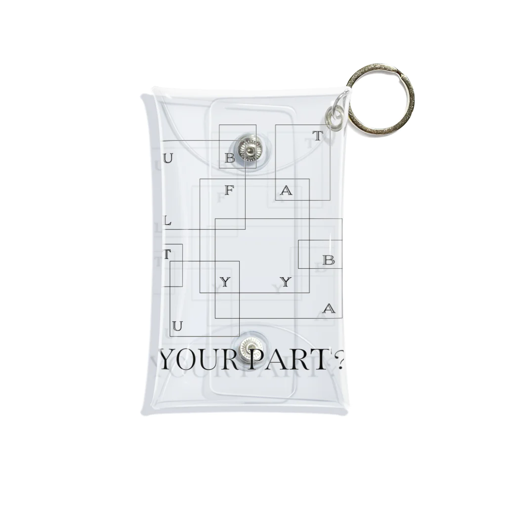 ふたたび るびぃ💎のYOUR PART? Mini Clear Multipurpose Case