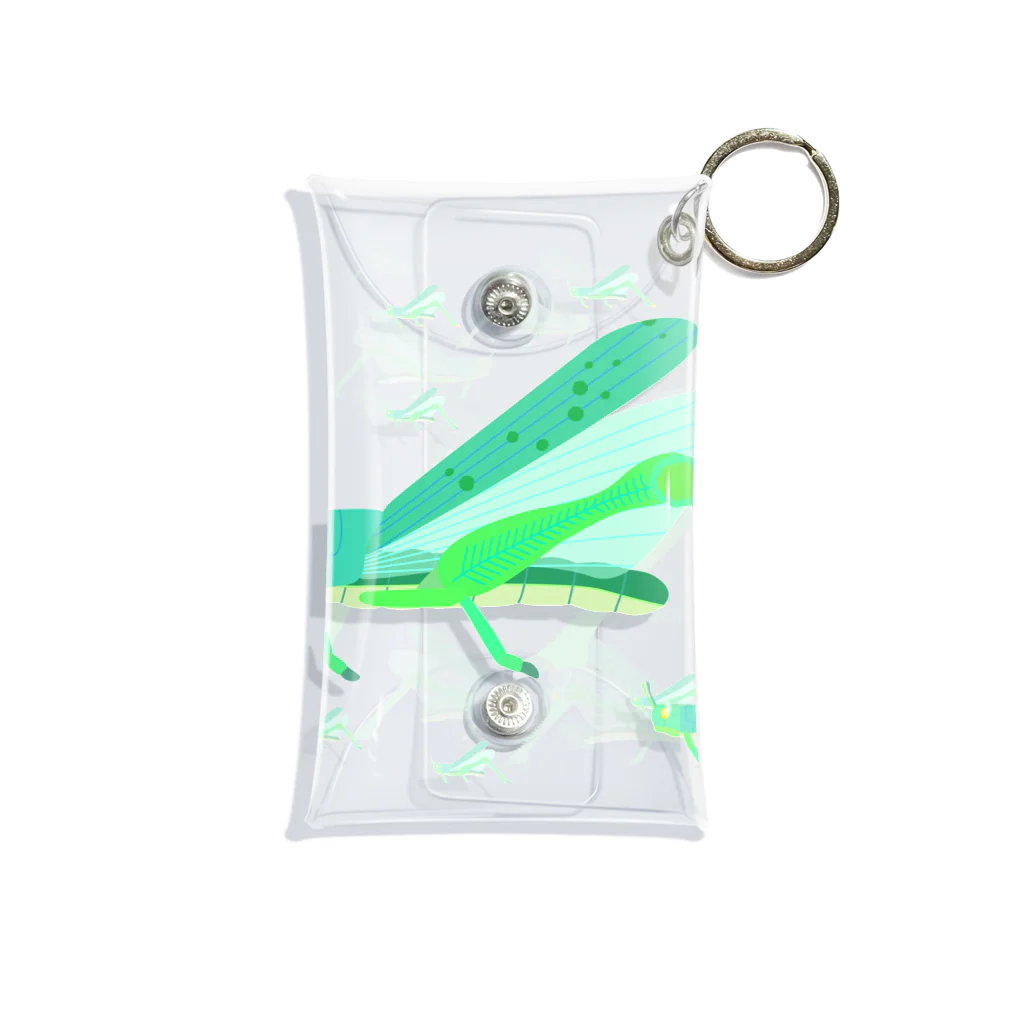 illust_designs_labのサバクトビバッタ 孤独相 群体・蝗害  Mini Clear Multipurpose Case