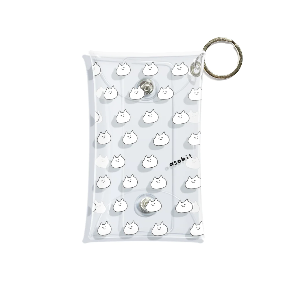 asobi!のasobiたいねこ Mini Clear Multipurpose Case