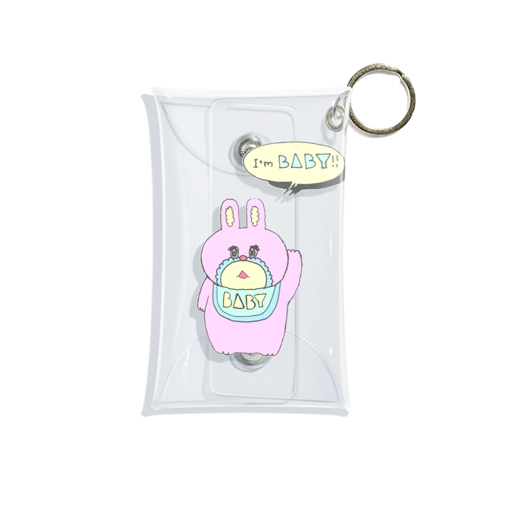 【Yuwiiの店】ゆぅぅぃーのうさBABY Mini Clear Multipurpose Case