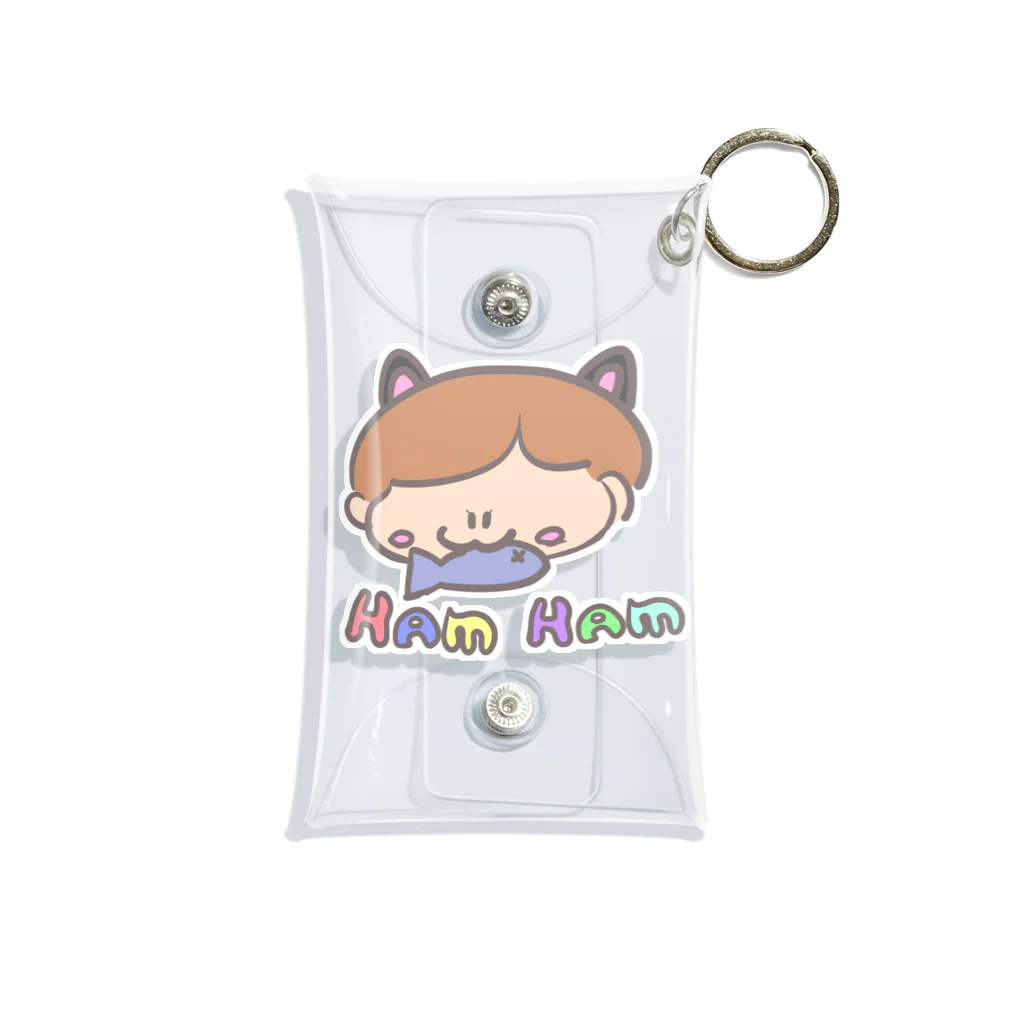 Ensankikenchanのねこみみちゃん Mini Clear Multipurpose Case