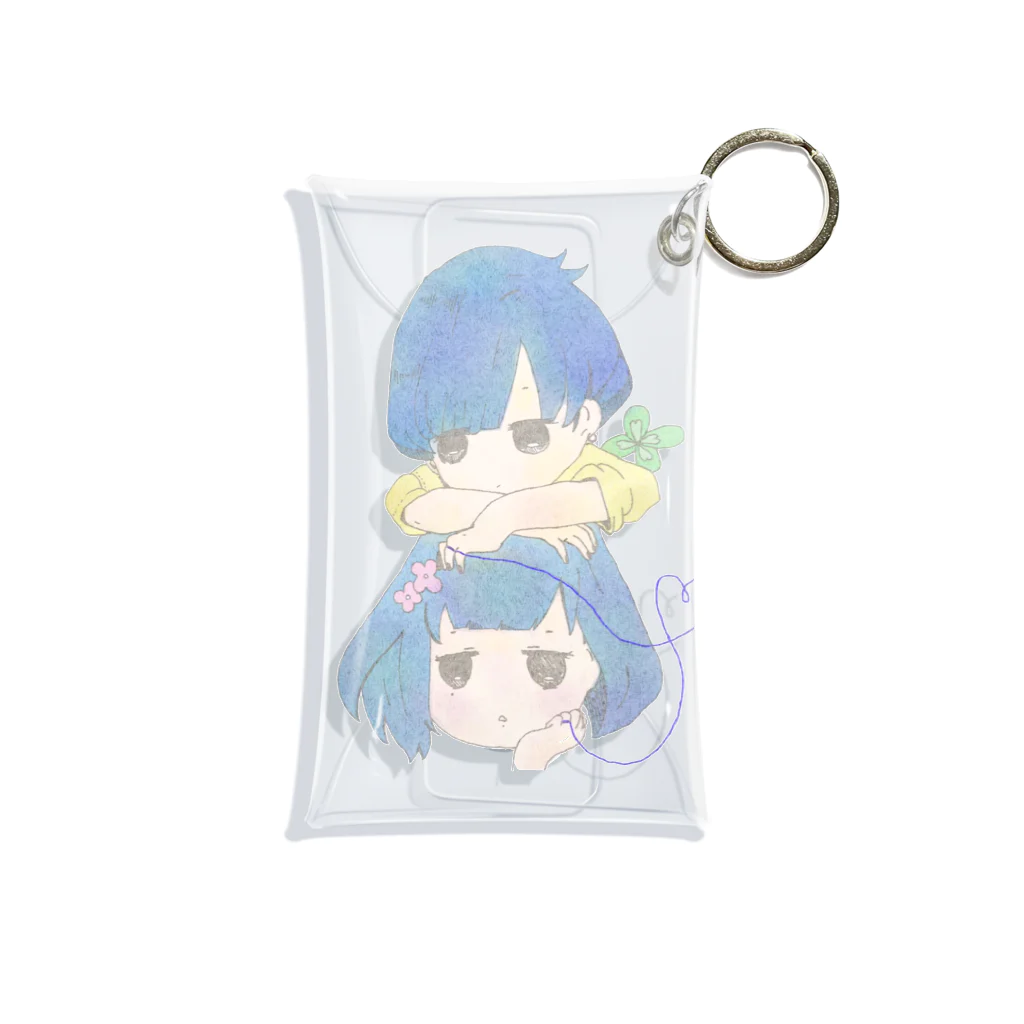 あぴこのおみせの共依存ちゃん Mini Clear Multipurpose Case