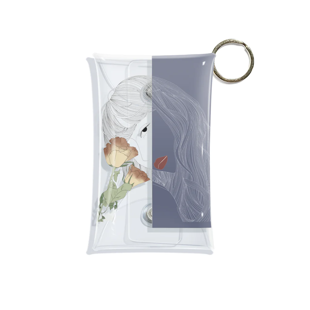 imuukiの【imuuki | sae】rose Mini Clear Multipurpose Case