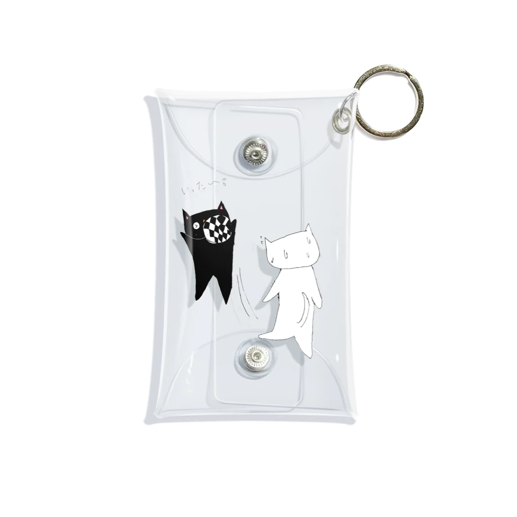 ねこまちランドの僕だけにあてるねこ Mini Clear Multipurpose Case