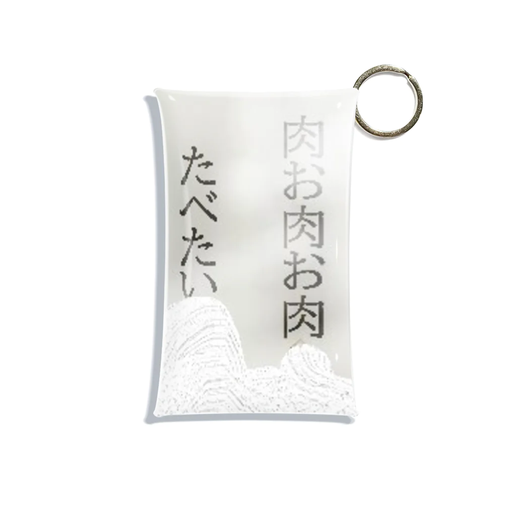 zono-on shop☆のお肉 Mini Clear Multipurpose Case