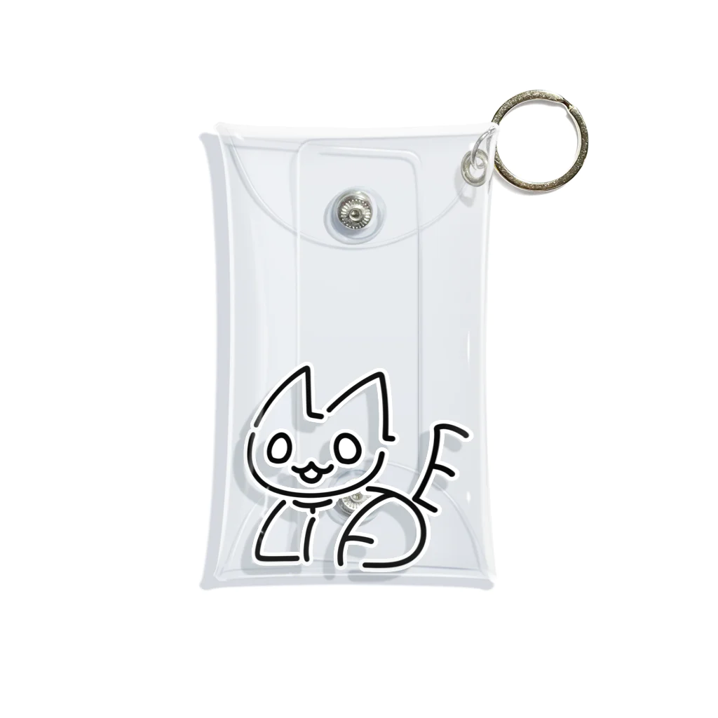 えいくらのNO CAT NO LIFE 香箱 Mini Clear Multipurpose Case