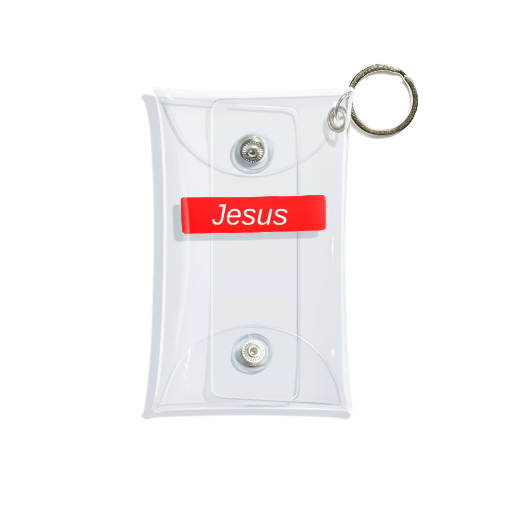 shop✴︎クリスチャングッズの「Jesus」イエス・キリスト ミニクリアマルチケース