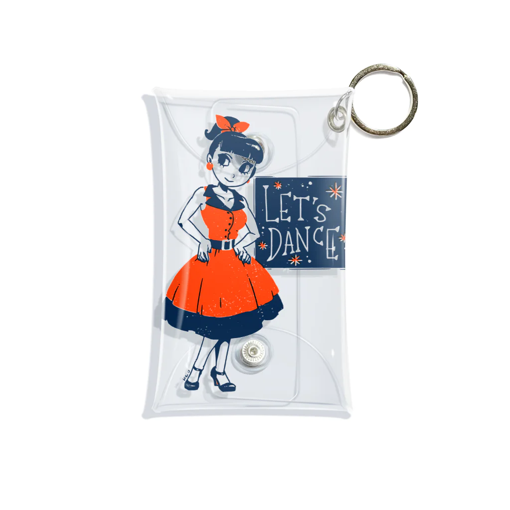 m :)の踊りましょ Mini Clear Multipurpose Case