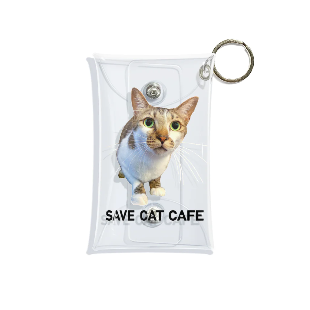 SAVE CAT CAFEのアントニオ Mini Clear Multipurpose Case