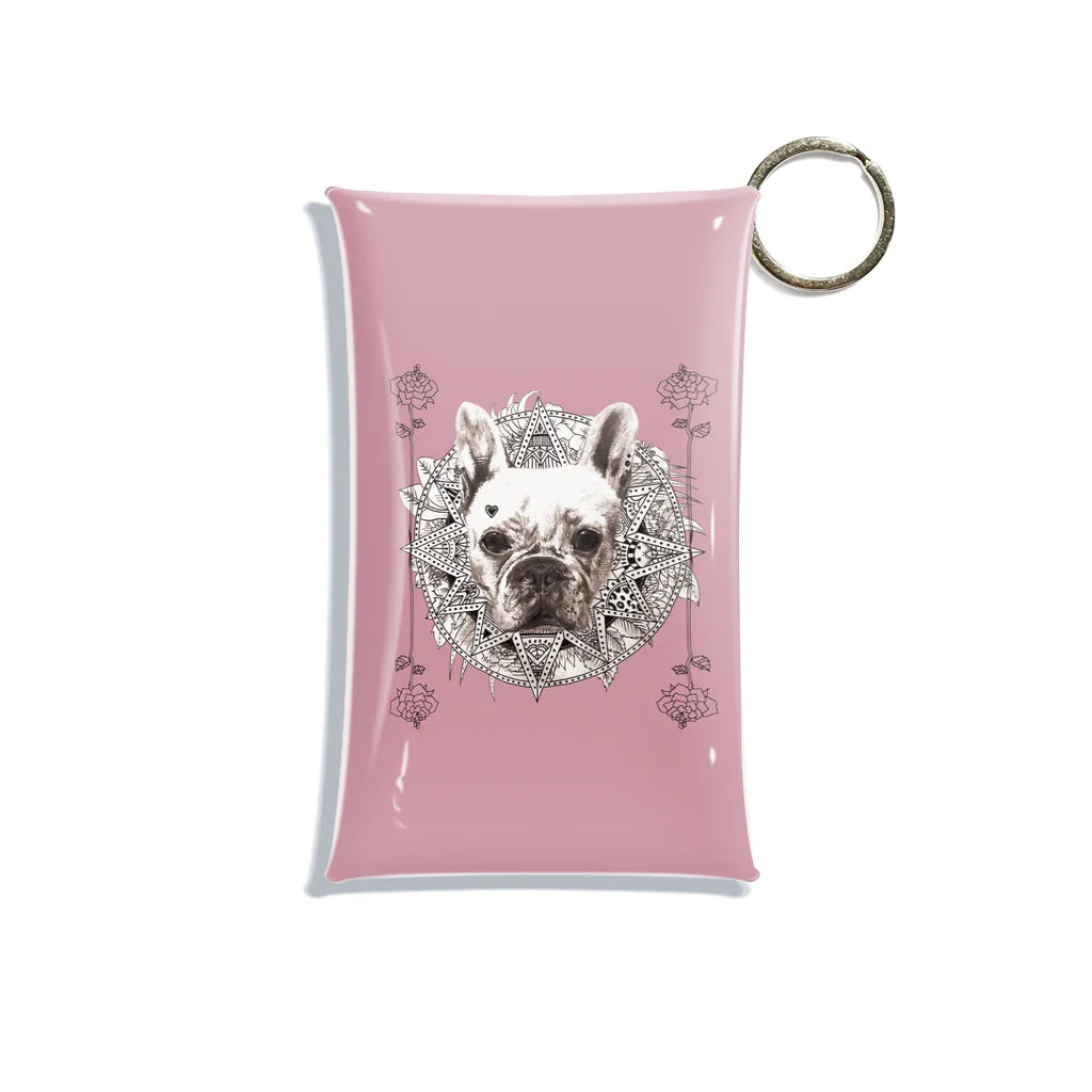 BENの 【BEN】French bulldog Mini Clear Multipurpose Case