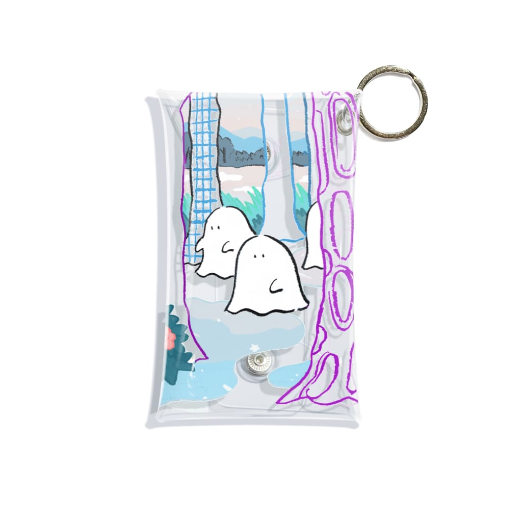 チーカマの森のオバケちゃん(ひる) Mini Clear Multipurpose Case