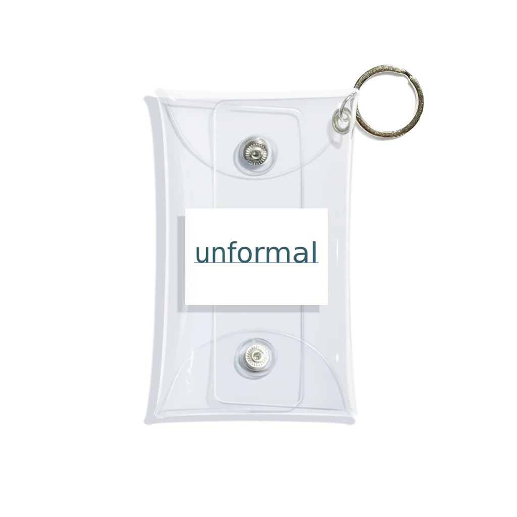 fashion label unformalの"unformal" goods ミニクリアマルチケース