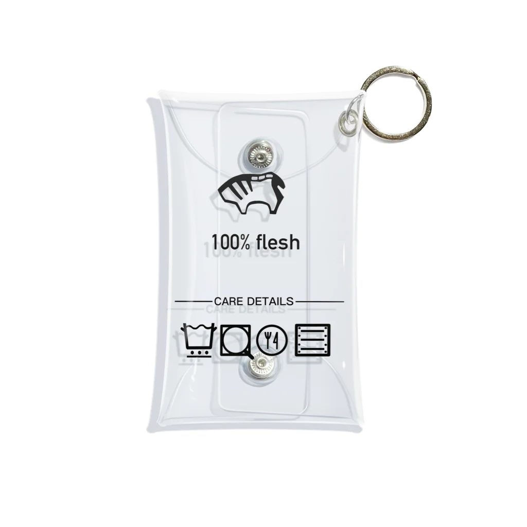 houjou_ujiwakiのSlaughterhouse _bb Mini Clear Multipurpose Case