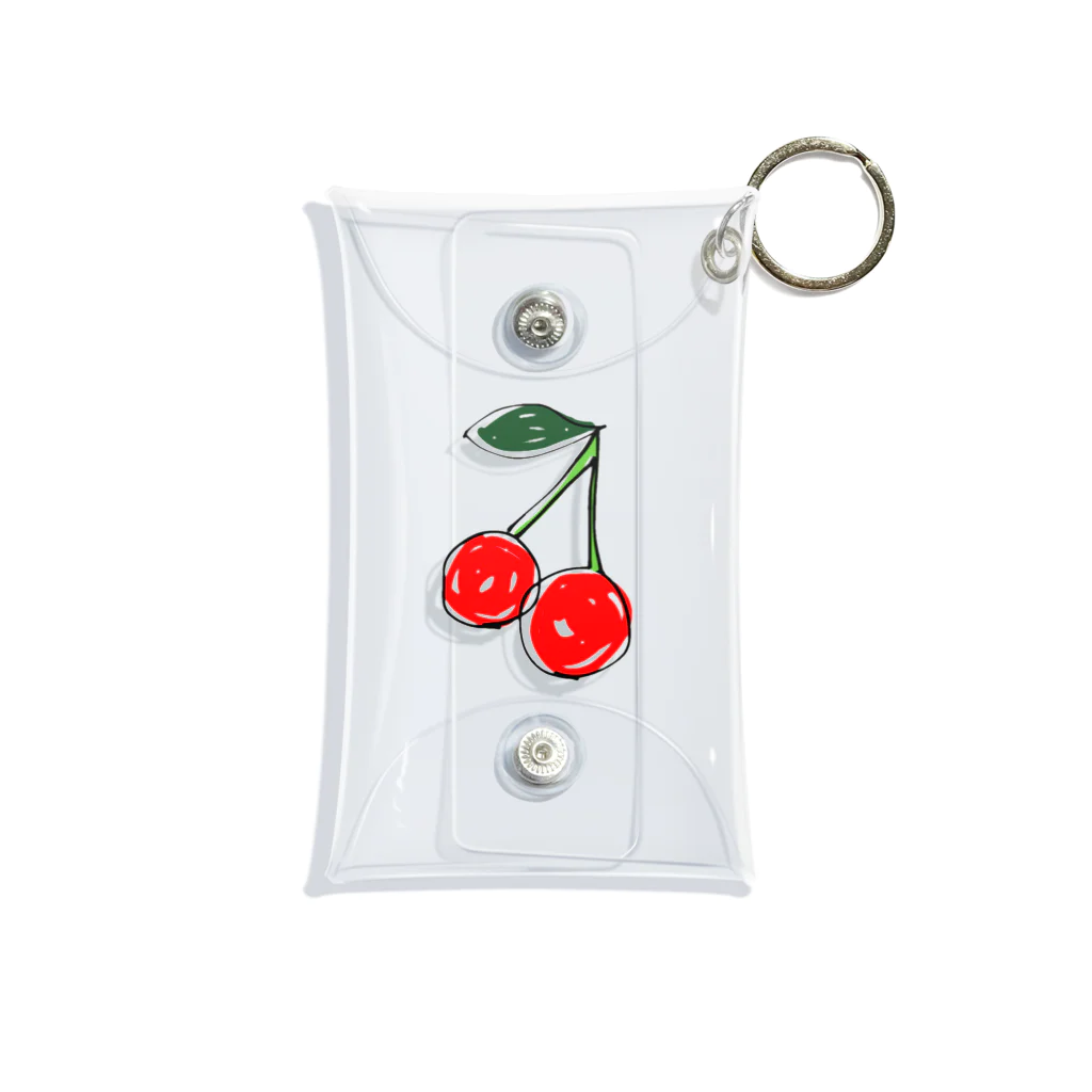 9597_official_のcherry Mini Clear Multipurpose Case