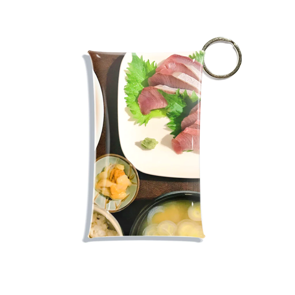 よかったらどうぞのイナダのお刺身定食デス Mini Clear Multipurpose Case