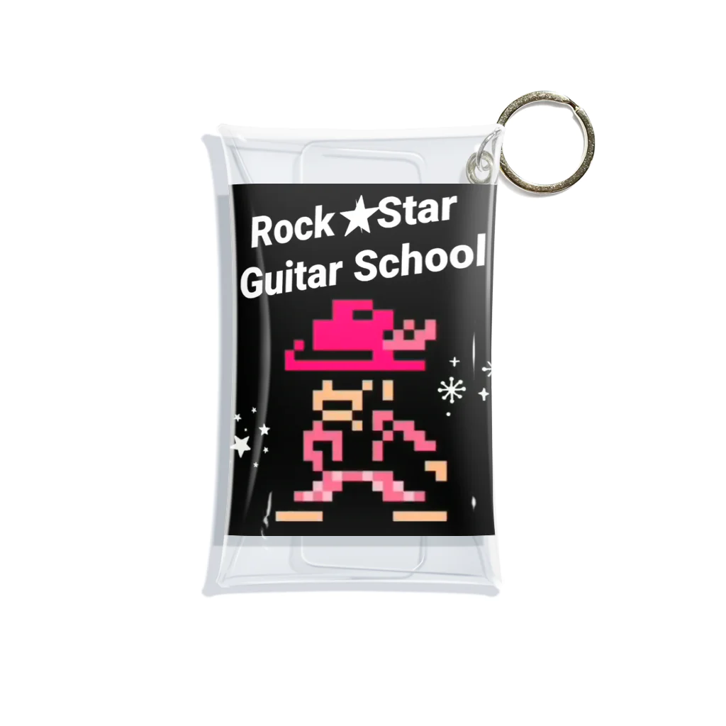 Rock★Star Guitar School 公式Goodsのロック★スターおしゃれアイテム ミニクリアマルチケース