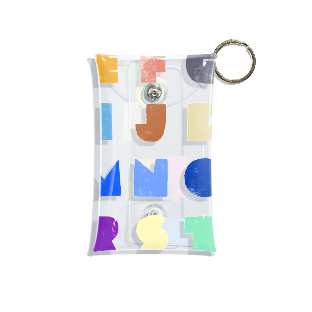 YosumiのAlphabet Mini Clear Multipurpose Case