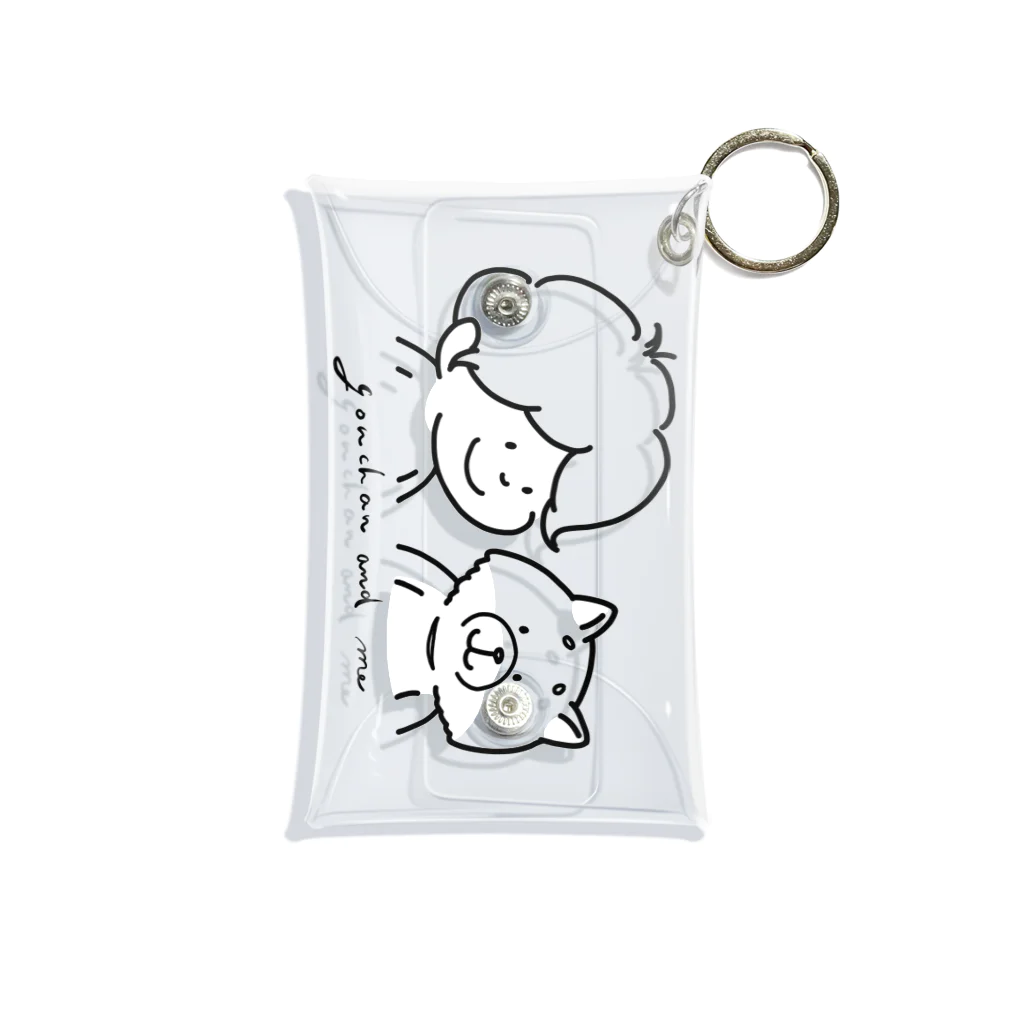 _t__r_o_o_m_のゴンちゃんとぼく Mini Clear Multipurpose Case