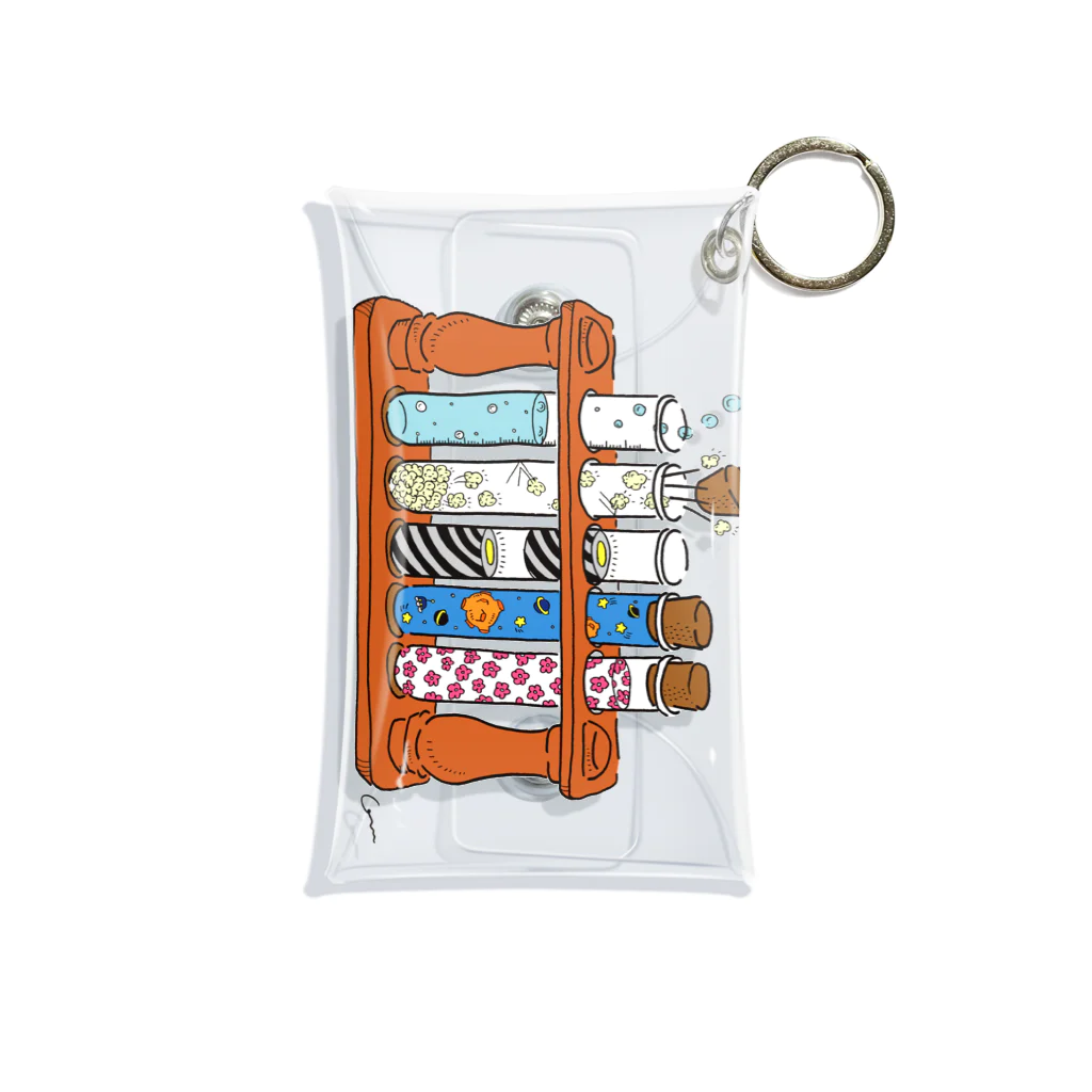 Com illustrationの不思議な試験管 Mini Clear Multipurpose Case