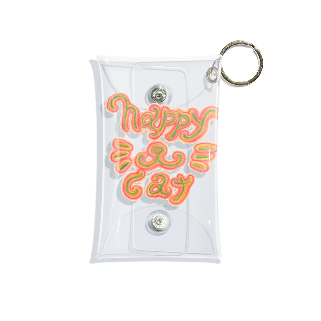 happymaterialのhappy cat Mini Clear Multipurpose Case