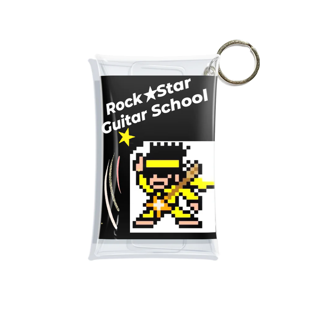 Rock★Star Guitar School 公式Goodsのロック★スターBOYs Mini Clear Multipurpose Case