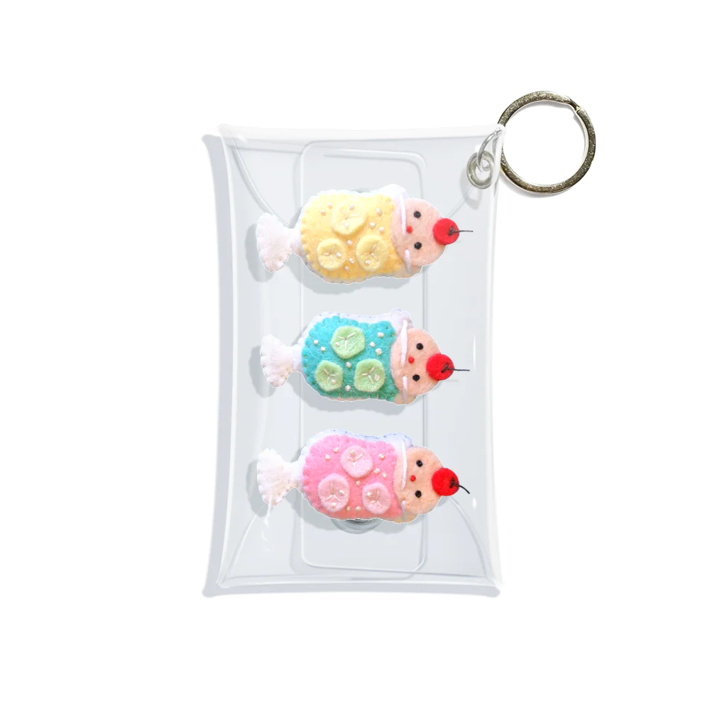 あんにゅむのクリームソーダ３姉妹 Mini Clear Multipurpose Case