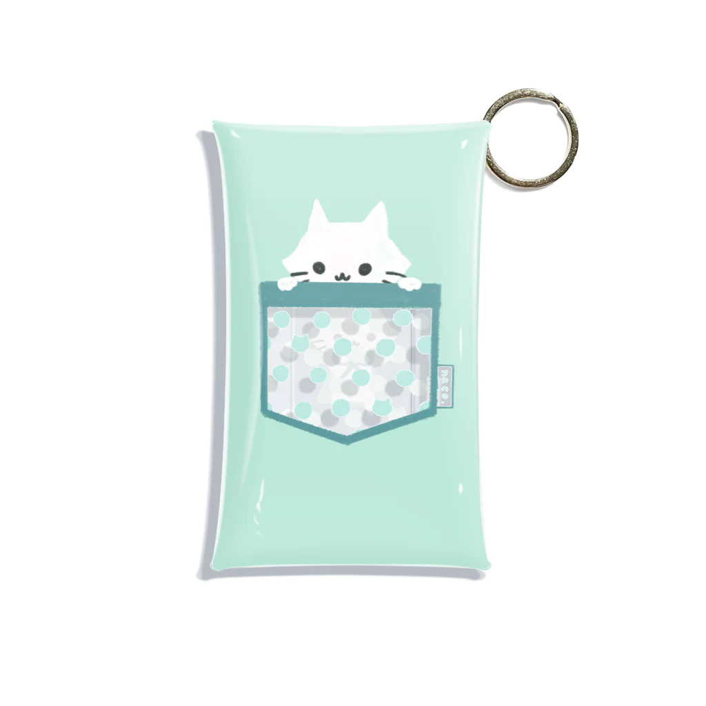 ナコのポッケねこ Mini Clear Multipurpose Case