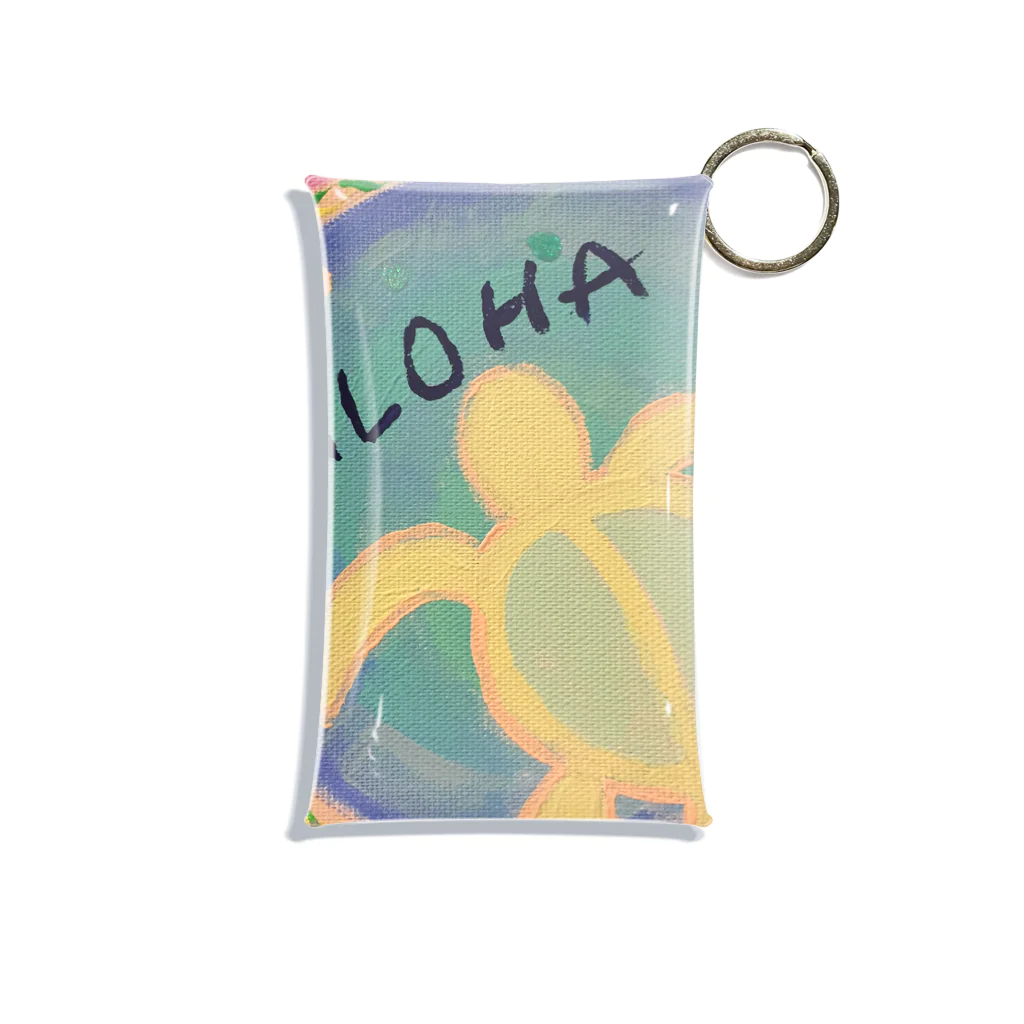 saina cafe のALOHA Hawaii Mini Clear Multipurpose Case